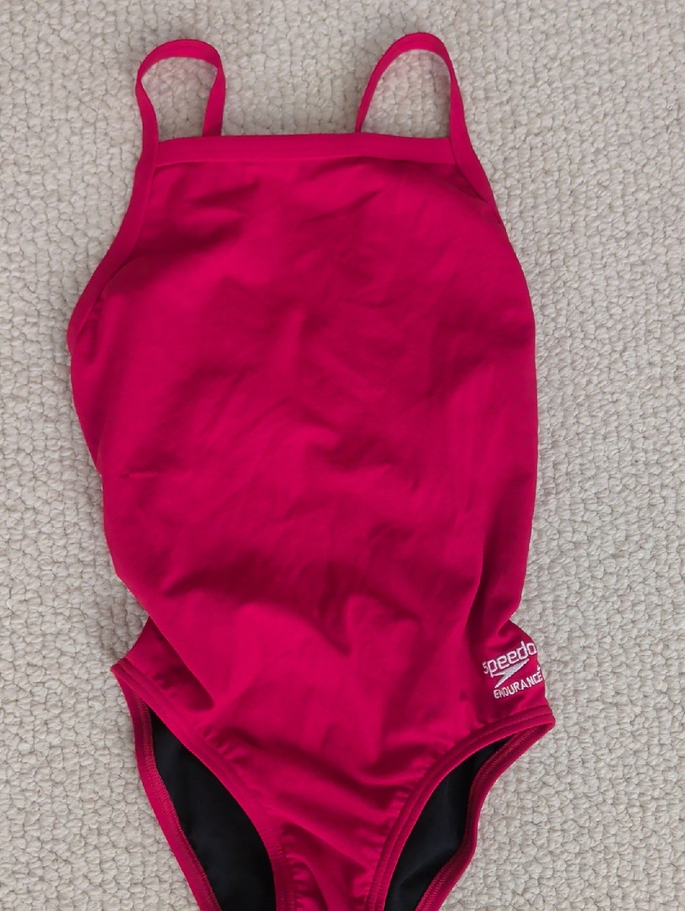 Speedo Endurance Red One-Piece Swimsuit